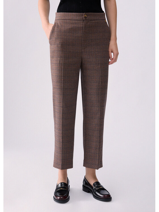 Liu Jo Liu Jo Pantalone da abito WF6212T733AL9175 Marrone Regular Fit