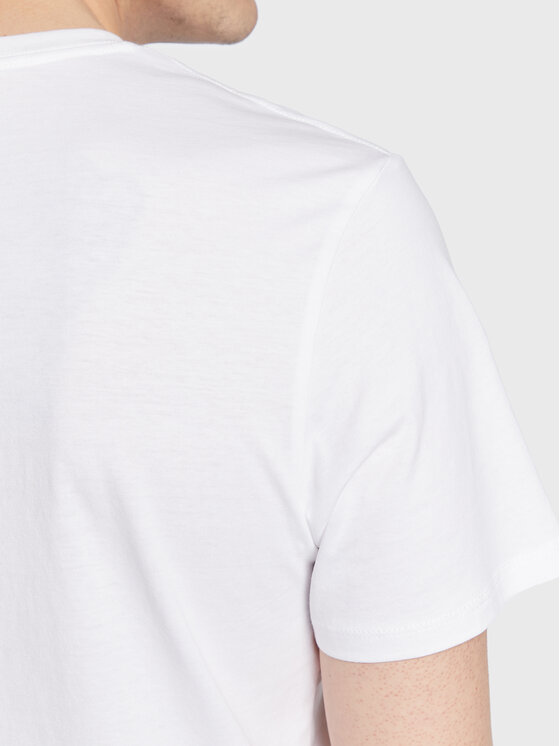 T-shirt Logo M3GI61 K9RM1 Bianco Slim Fit