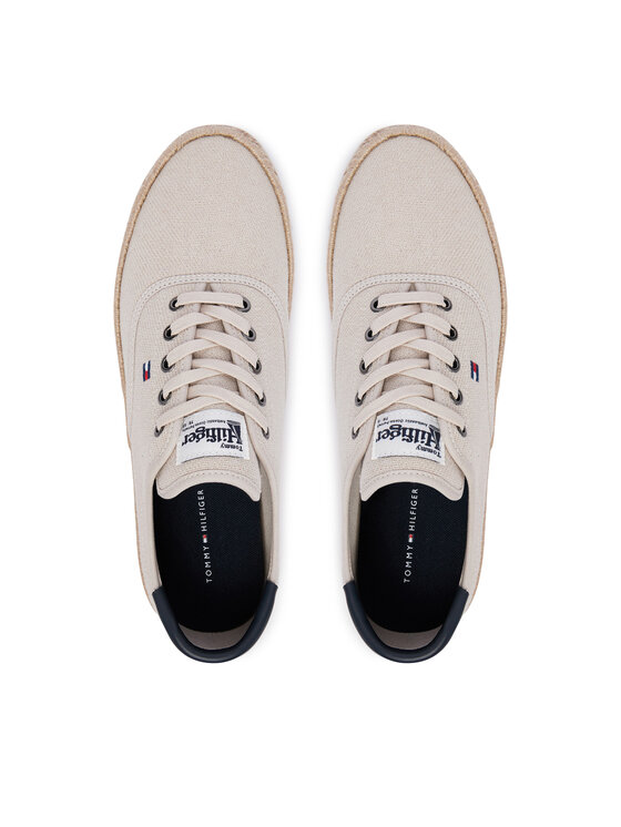 Tommy Hilfiger Tommy Hilfiger Espadrile Th Hi Vulc Core Jutte Canvas FM0FM05872 Siva