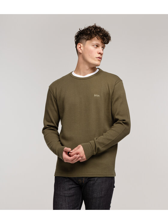 Lee Cooper Lee Cooper Longsleeve MATEO 2650 Khaki Regular Fit