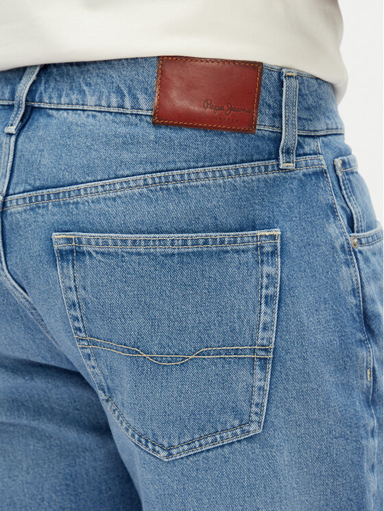 Pepe Jeans Pepe Jeans Farmer rövidnadrág PM801079 Kék Loose Fit