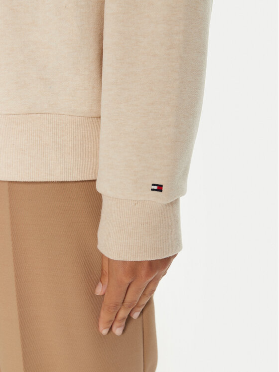 Tommy Hilfiger Tommy Hilfiger Світшот UW0UW04521 Бежевий Regular Fit