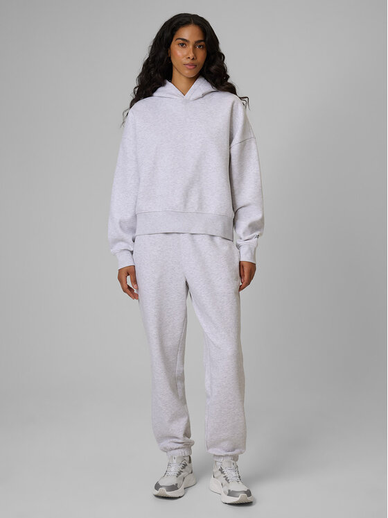 4F 4F Bluza BASIC+ Szary jasny Regular Fit