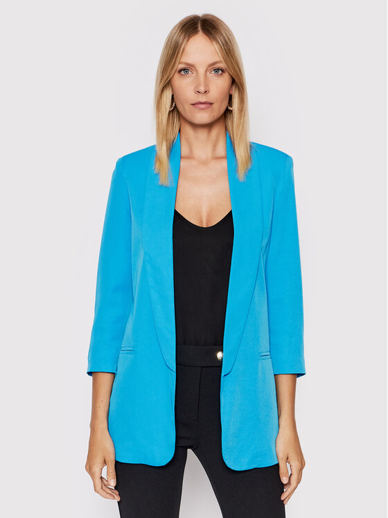 Rinascimento Sacou CFC0109401003 Albastru Regular Fit
