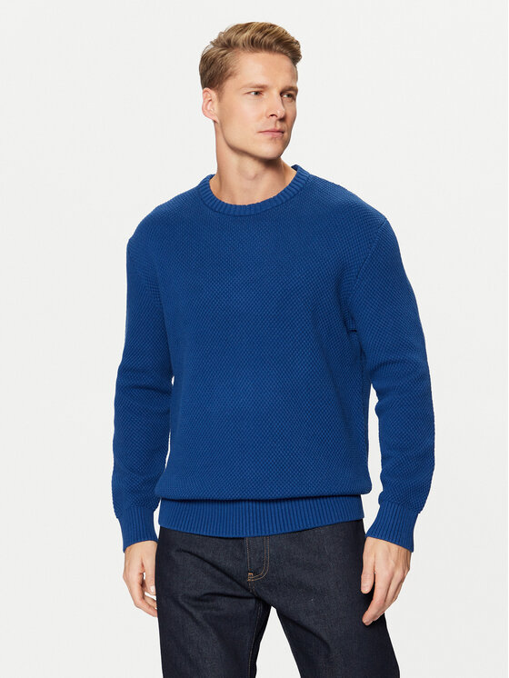 Selected Homme Selected Homme Pulover 16094552 Albastru Relaxed Fit