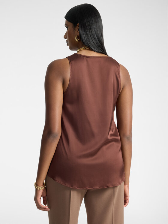 Elena Mirò Elena Mirò Top D001P000038N022 Brązowy Flared Fit