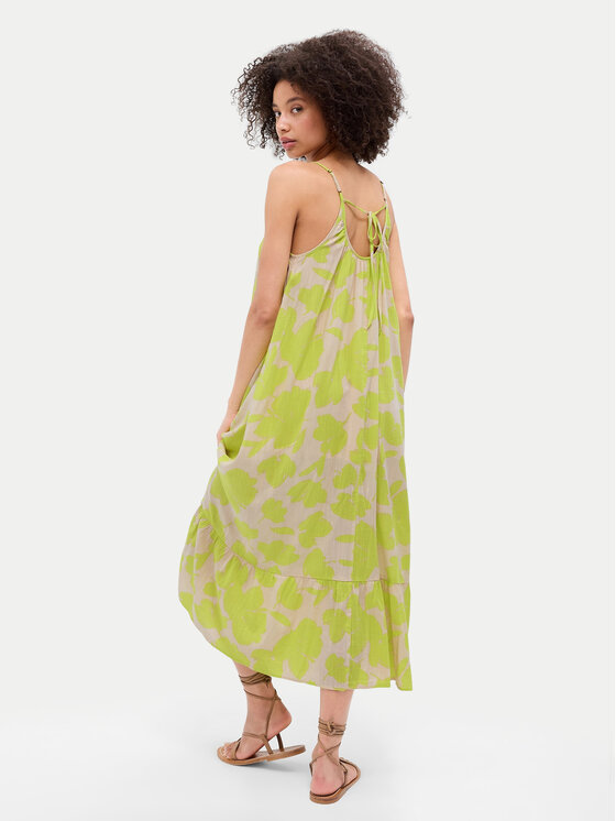 Gap Gap Ljetna haljina 670217-03 Zelena Loose Fit