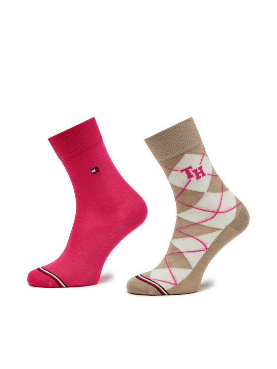 Set di 2 paia di calzini lunghi da bambini Tommy