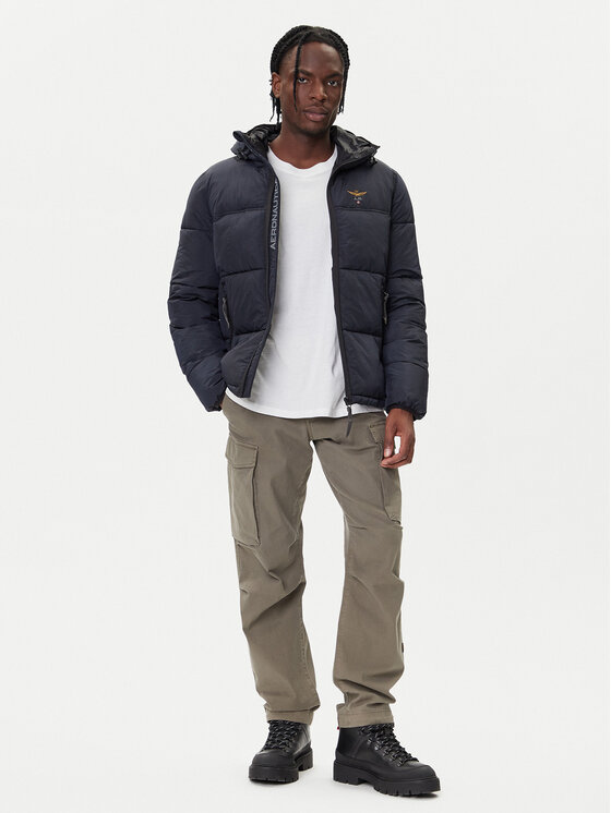 Aeronautica Militare Aeronautica Militare Giubbotto invernale 252AB3025UCT04214 Blu scuro Regular Fit