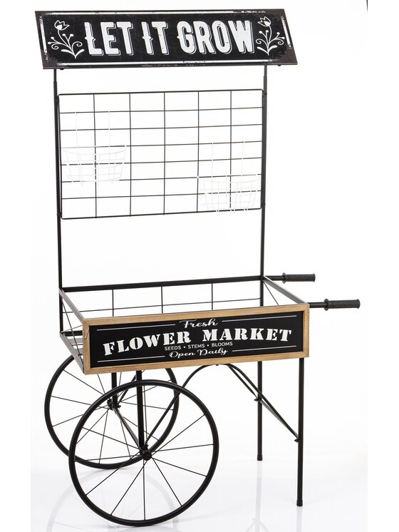 MIAhome MIAhome Kwietnik metalowy 176x105x58 cm PARAR Czarny