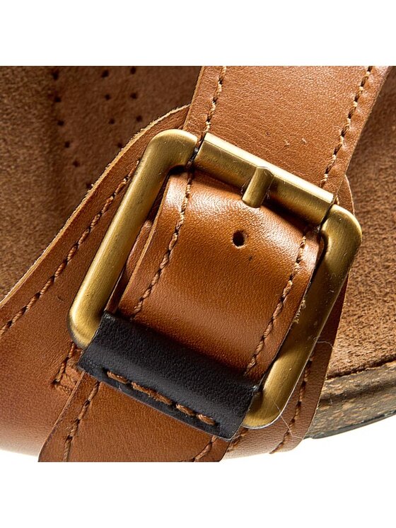 Clarks Sanda y Overly Sparkle 261086674 Br zowy Modivo.pl