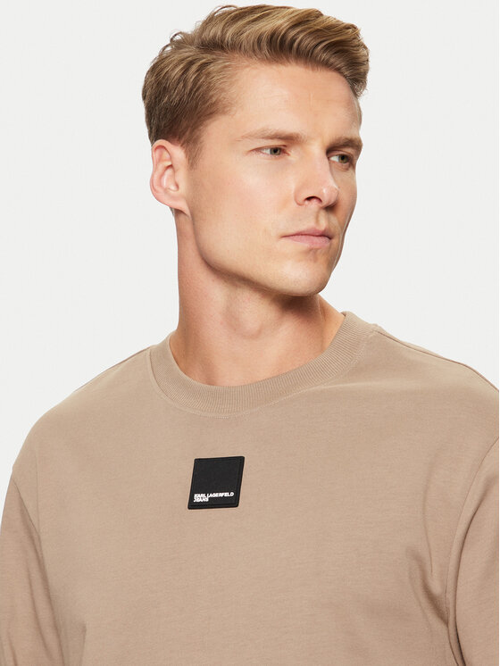 Karl Lagerfeld Jeans Karl Lagerfeld Jeans Longsleeve A1M17043 Beige Regular Fit
