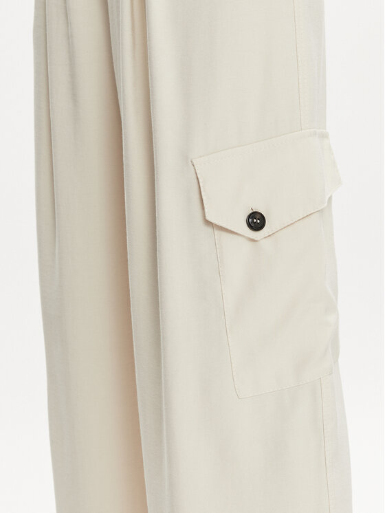 MAX&Co. MAX&Co. Riidest püksid Corvino 2416131072200 Beež Wide Leg