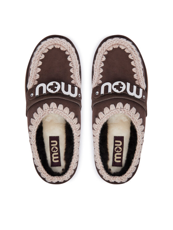 Mou Mou Schneeschuhe Bounce Clog FW531001A Dunkelbraun