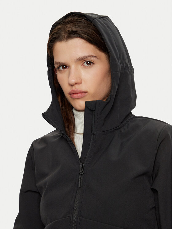 4F 4F Kurtka softshell 4FWAW24TSOFF285 Czarny Regular Fit