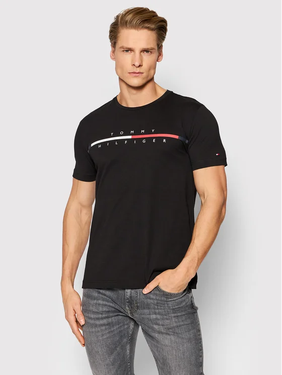 TOMMY HILFIGER T-Shirt Split Logo MW0MW22128
