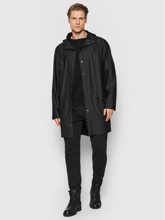 Rains Rains Geacă de ploaie Unisex 12020 Negru Regular Fit