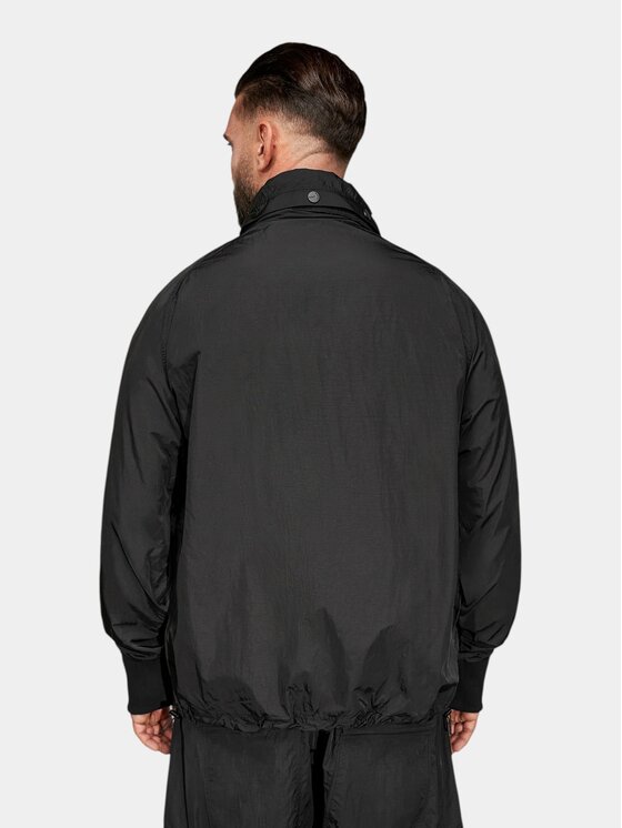 MADE BY SOCIETY MADE BY SOCIETY Kurtka anorak GRAVITY Hoodie - H17769 Czarny Basic Fit