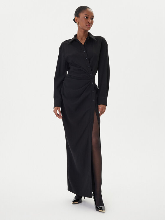 Eleh Eleh Večerní šaty EFW250275 Černá Regular Fit