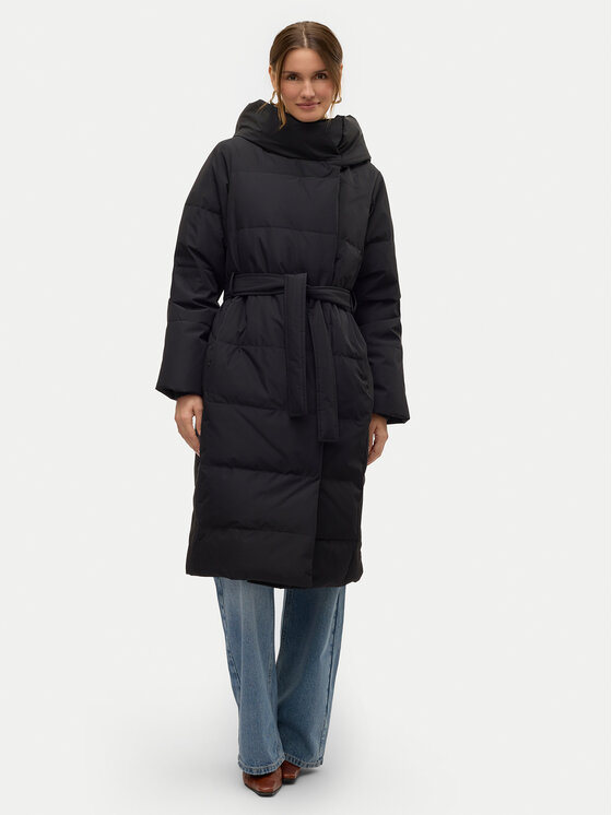 Vero Moda Vero Moda Pehelykabát Leonie 10311566 Fekete Regular Fit