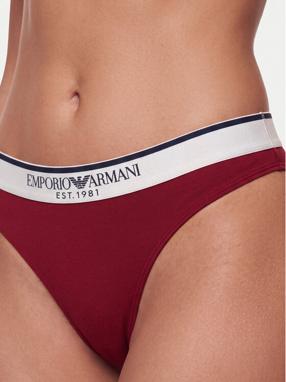 Emporio Armani Underwear Emporio Armani Underwear Souprava brazilských kalhotek EW005197 AF27298 U5084 Bordó