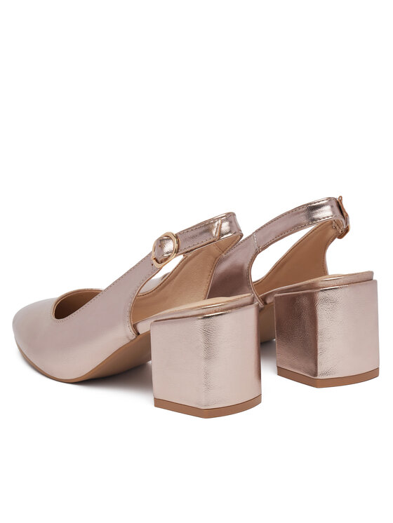 Clara Barson Clara Barson Czółenka WS23070-01 Złoty