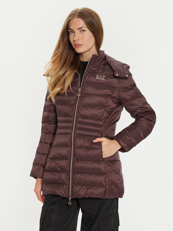 EA7 Emporio Armani EA7 Emporio Armani Zimska jakna 6DTK01 TN88Z 1755 Smeđa Regular Fit