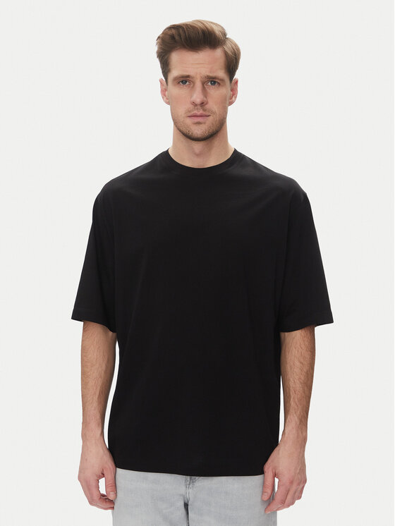 Armani Exchange Tričko XM000576 AF10364 UC001 Čierna Loose Fit