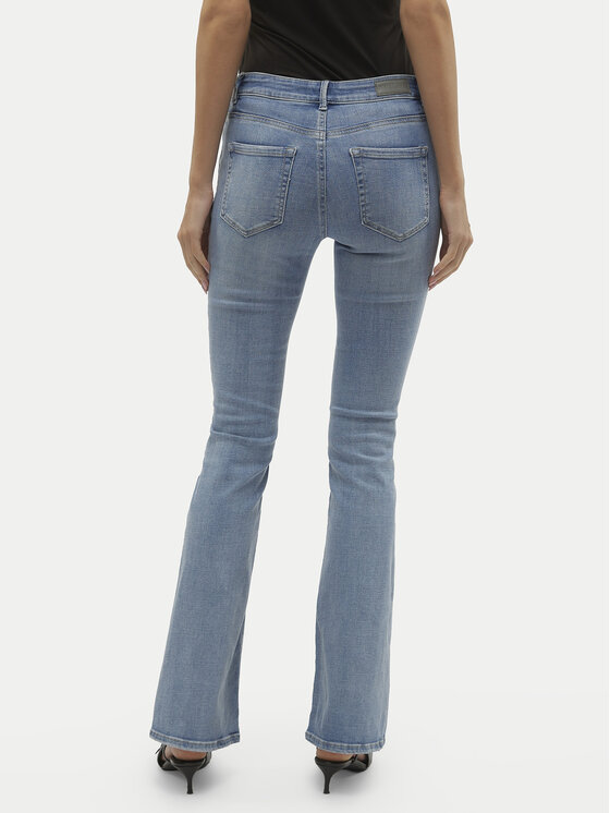 Vero Moda Vero Moda Jeans hlače Flash 10302479 Modra Flared Fit