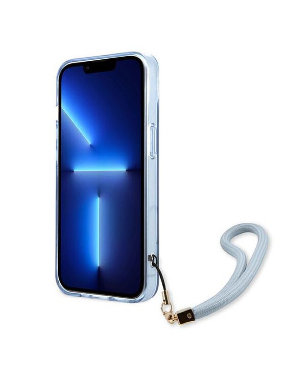 Guess Guess Etui na telefon iPhone 13 mini Błękitny