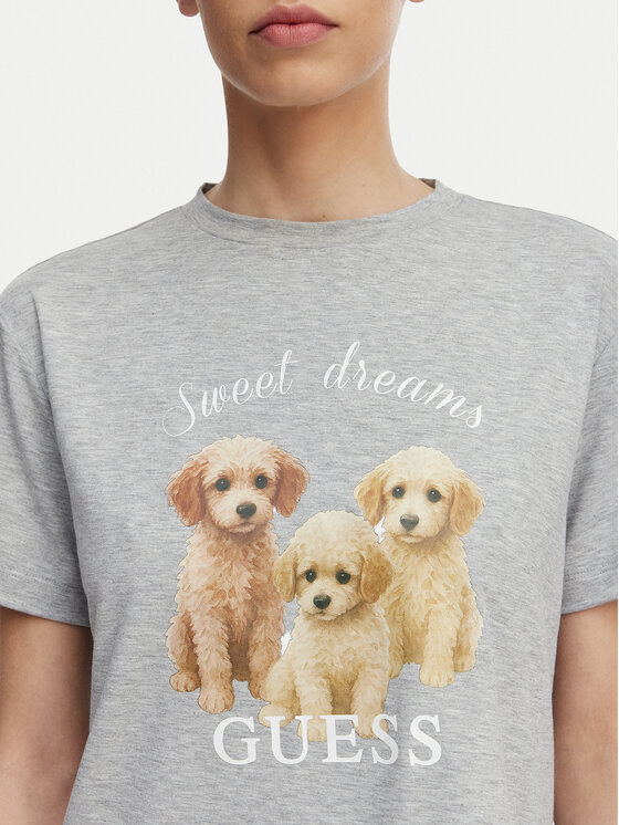 Guess Guess Pižama O6GX05 KH110 Pilka Relaxed Fit