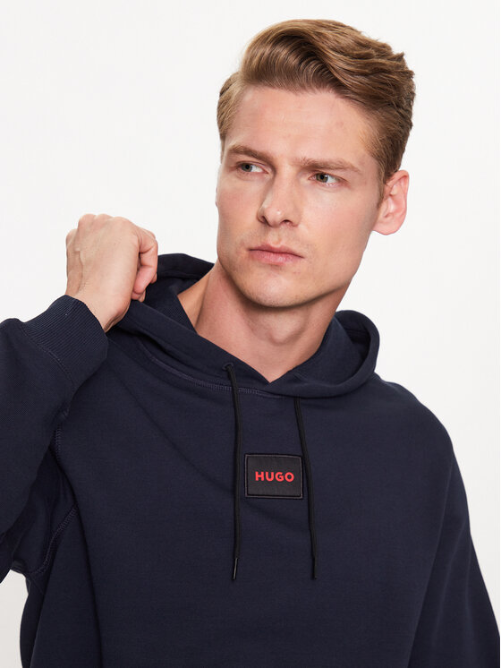 HUGO Hugo Mikina Daratschi214 50458700 Tmavomodrá Regular Fit