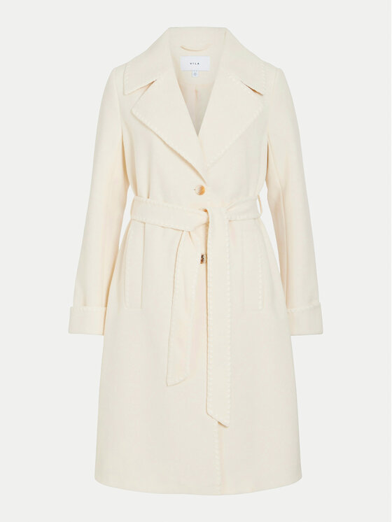 Vila Vila Übergangsmantel Cooley 14102689 Beige Regular Fit