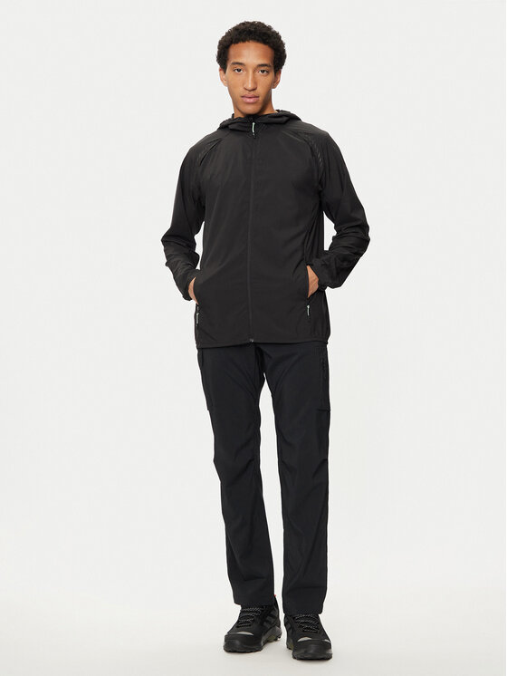4F 4F Kurtka do biegania 4FWAW24TTJAM553 Szary Regular Fit