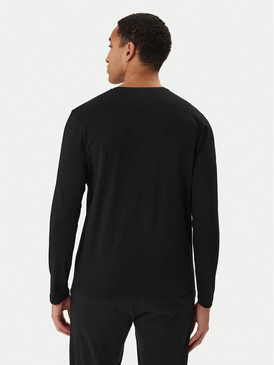 BOSS BOSS S dlouhým rukávem Mix&Match 50515389 Černá Regular Fit