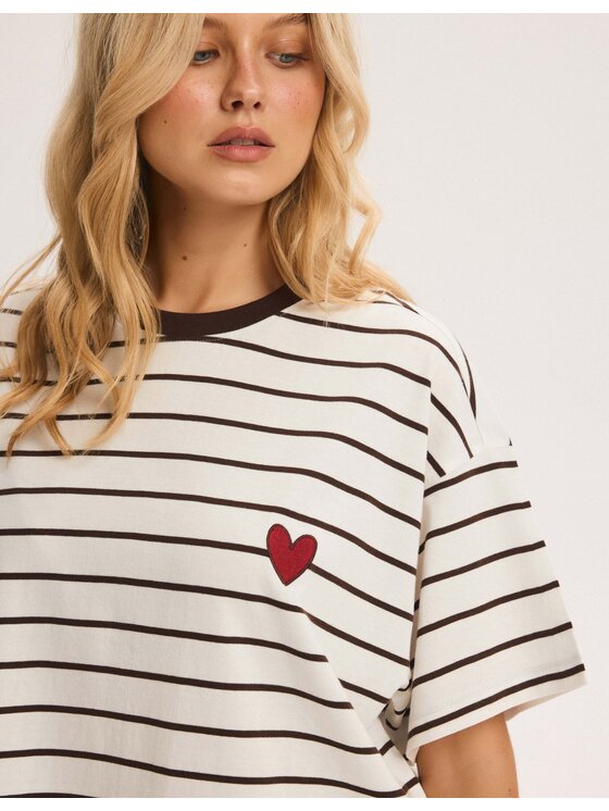 Esotiq Esotiq Piżama 46259 Biały Regular Fit