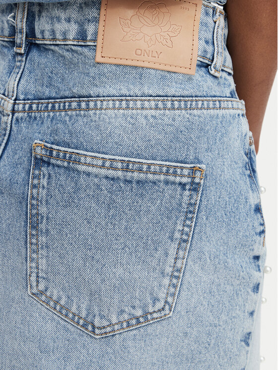 ONLY ONLY Gonna di jeans Onur 15367472 Blu Regular Fit
