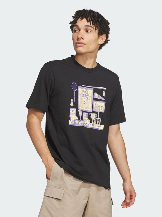 adidas adidas T-Shirt 165402 Czarny Regular Fit