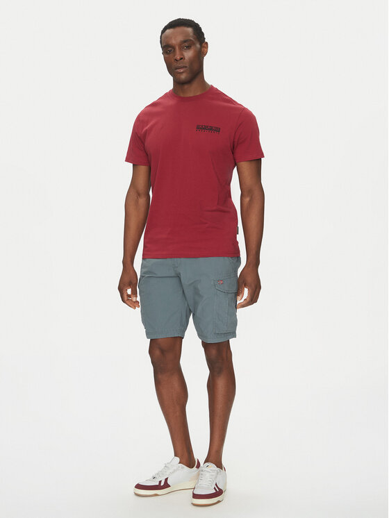 Napapijri Napapijri Stoffshorts Noto 2.0 NP0A4HOQ Blau Regular Fit