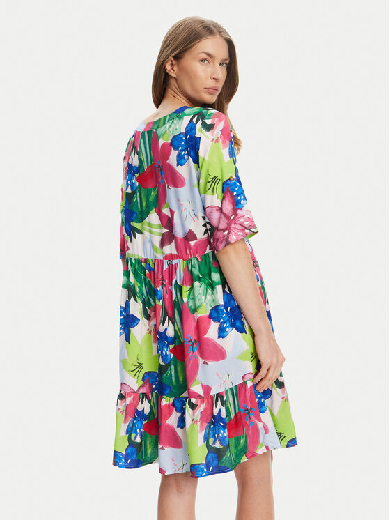 Tatuum Tatuum Лятна рокля Netuno T2511.209 Цветен Regular Fit