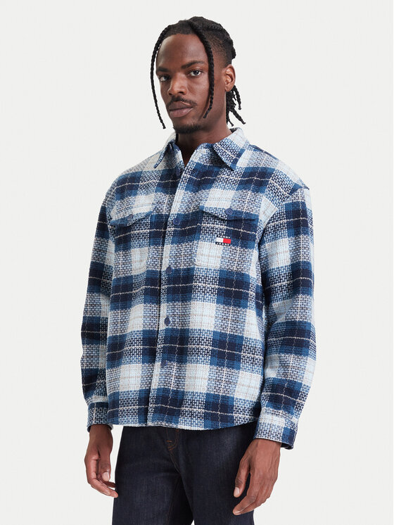 Tommy Jeans Tommy Jeans Kurtka przejściowa DM0DM23616 Granatowy Regular Fit