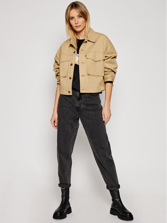 levi's loose utility trucker jacket