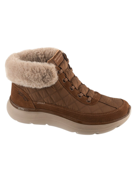 Skechers Skechers Śniegowce Slip-ins: On-The-Go Encore - Cozy Fit Maisie Brązowy