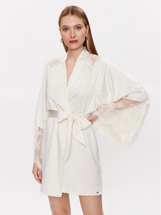 Hunkemöller Халат Sophia 202332 Бял