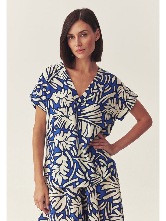 TATUUM TATUUM Blúzka ALEA 1 Modrá Loose Fit