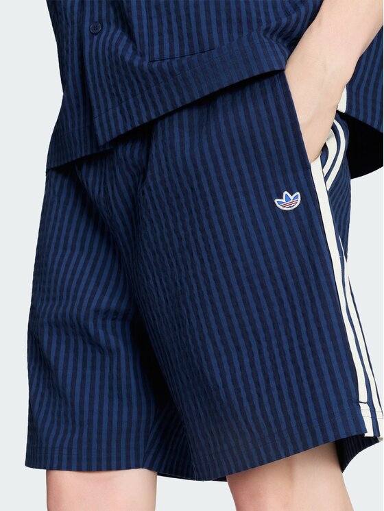 adidas adidas Szorty materiałowe 167902 Granatowy Regular Fit