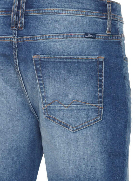Blend Blend Kratke traperice 20713326 Plava Slim Fit