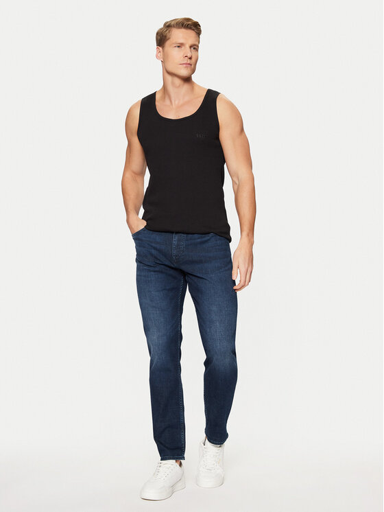 BOSS BOSS Ujjatlan felső szett 50542132 Fekete Regular Fit