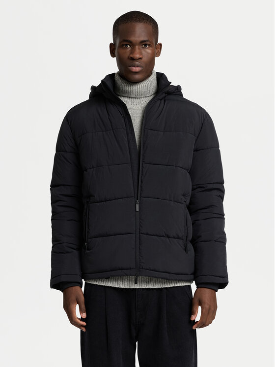 Selected Homme Selected Homme Μπουφάν χειμωνιάτικο Cooper 16089957 Μαύρο Regular Fit