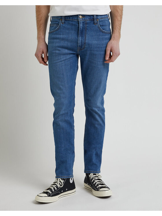 Lee Lee Jeansy RIDER Niebieski Slim Fit